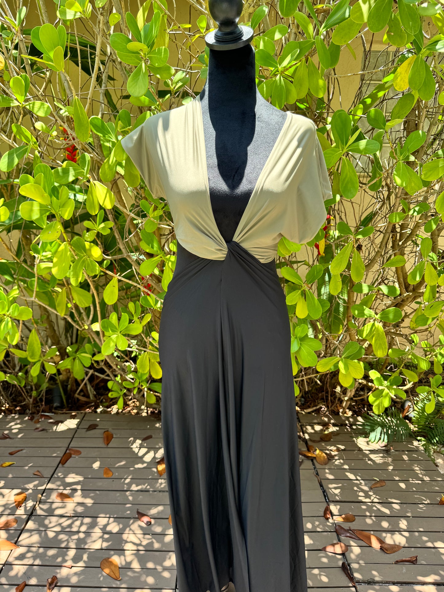 Vix Paula Hermanny Loop Midi Cover Up Black Olive Green Beach Pool Dress