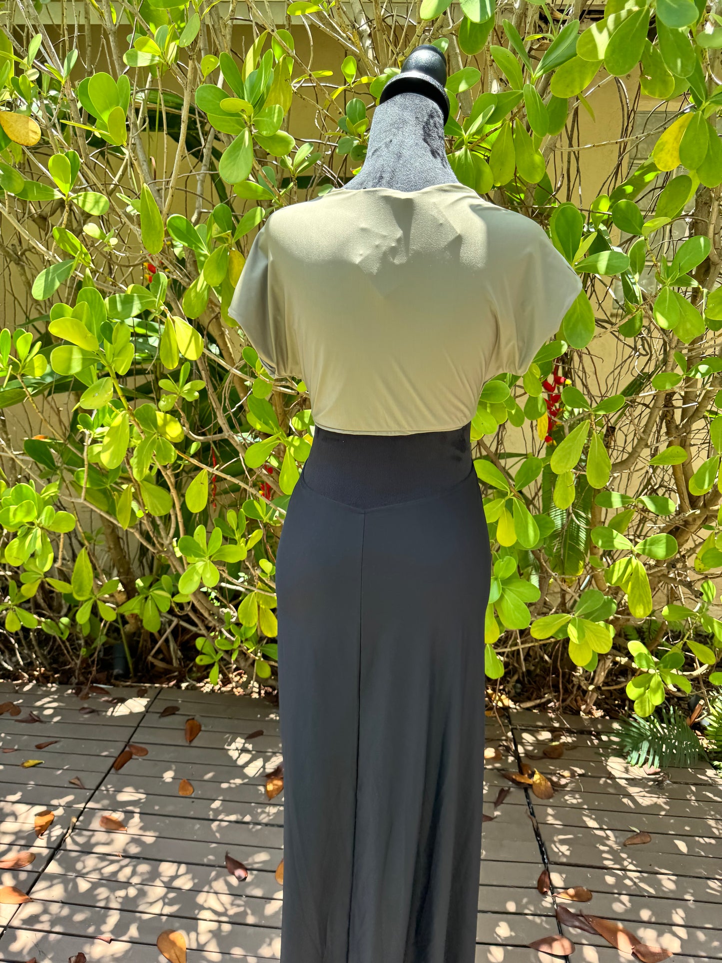 Vix Paula Hermanny Loop Midi Cover Up Black Olive Green Beach Pool Dress