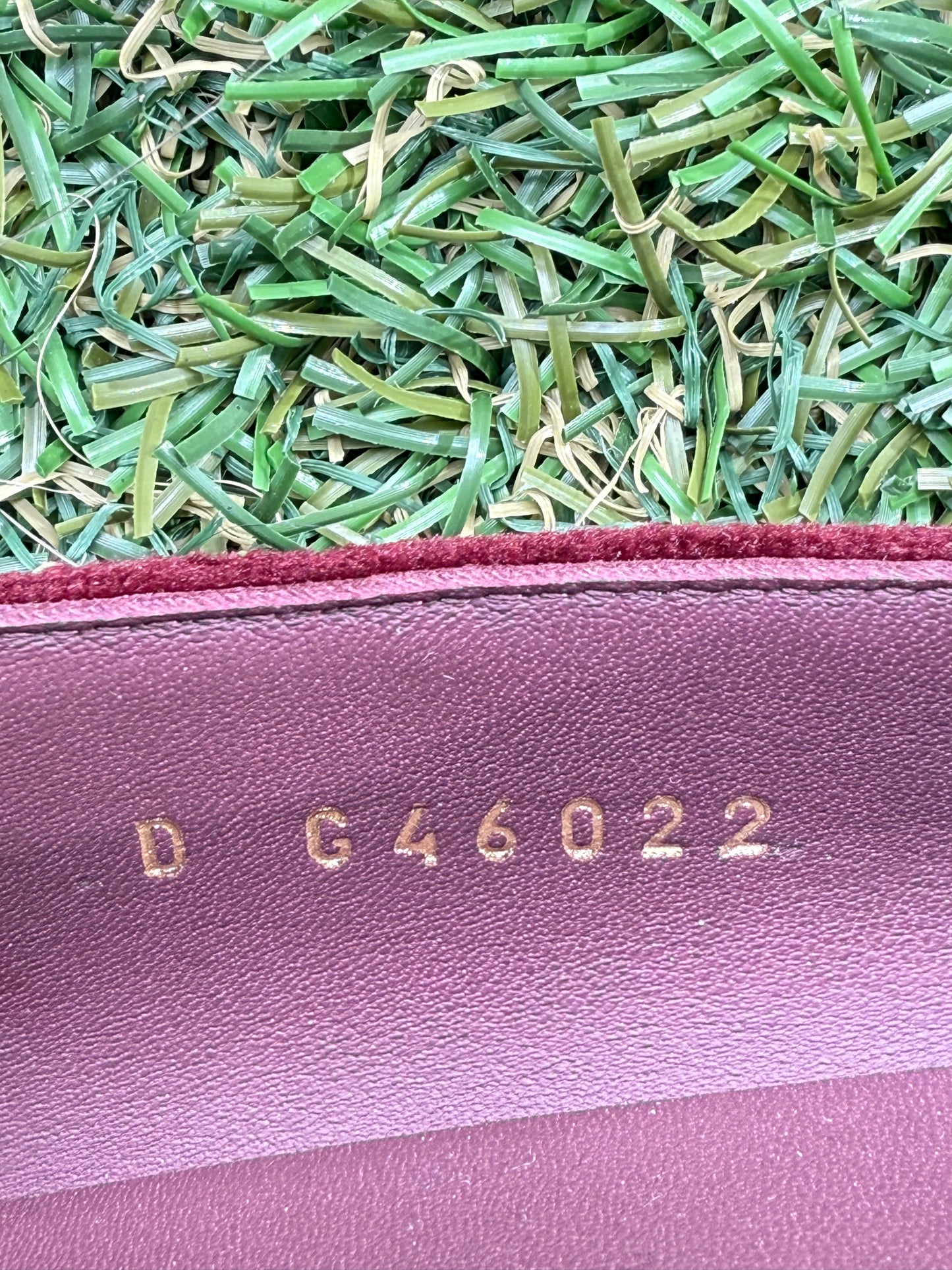 2024 CHANEL GOLD CC LOGO BURGUNDY VELVET BOW WITH CRYSTALS BALLET FLATS 40