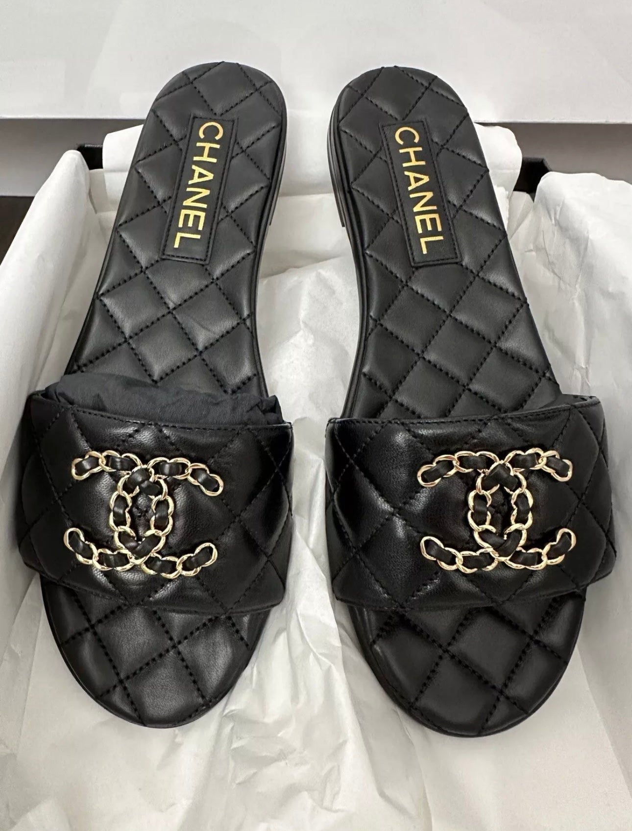 Chanel mule sandals fashion