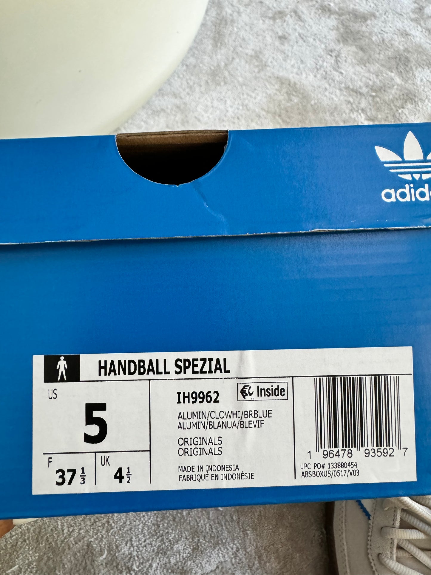 Adidas Handball Spezial Originals Aluminium Core White IH9962 Sneakers