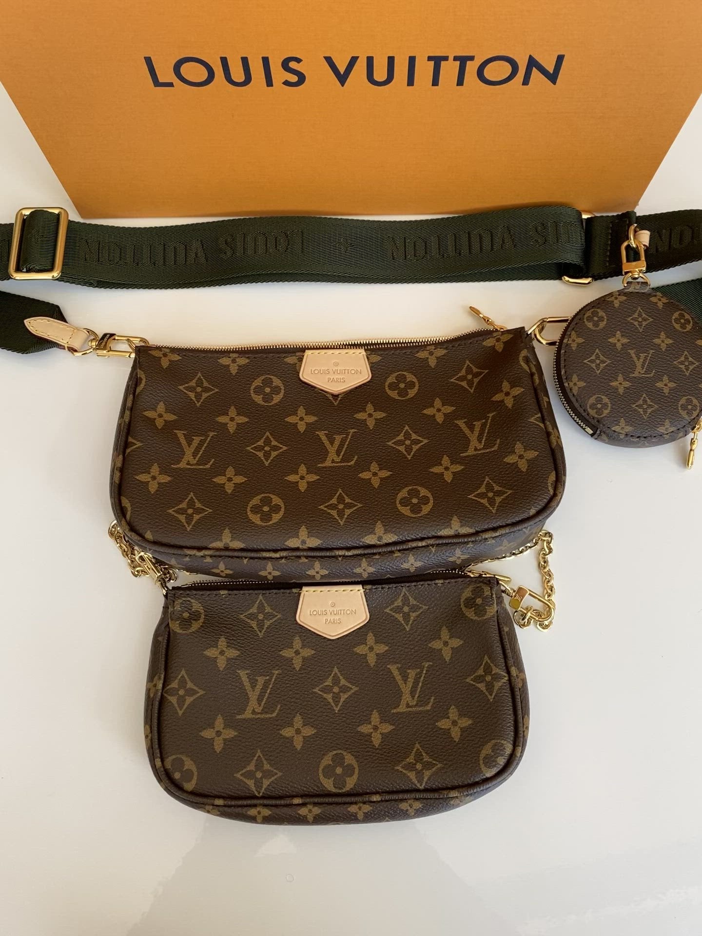 Louis vuitton multi online pochette green