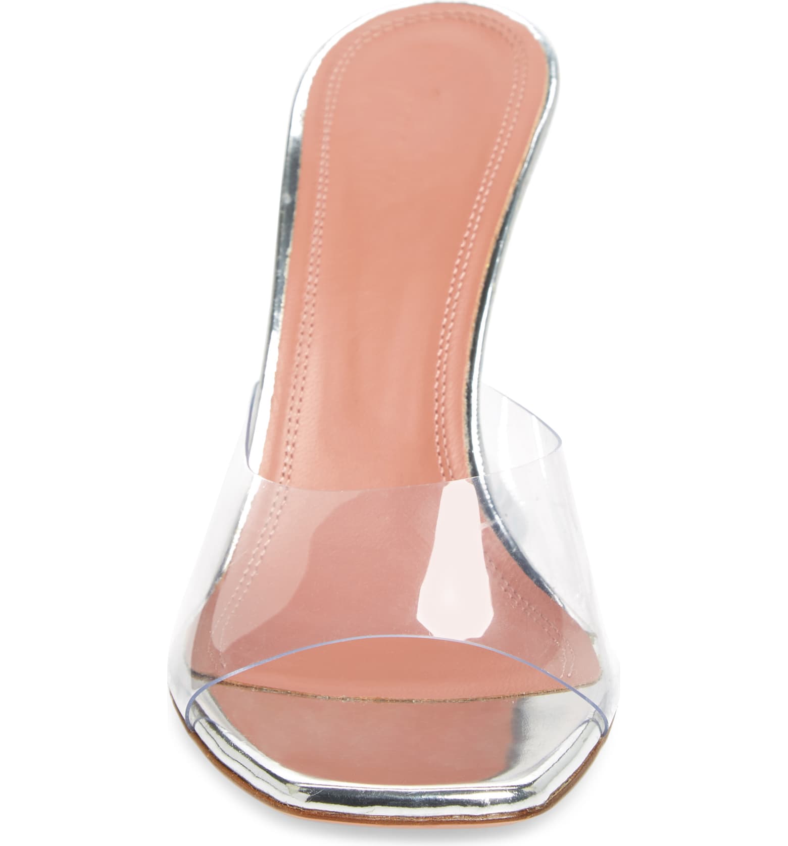 Clear plastic online mules