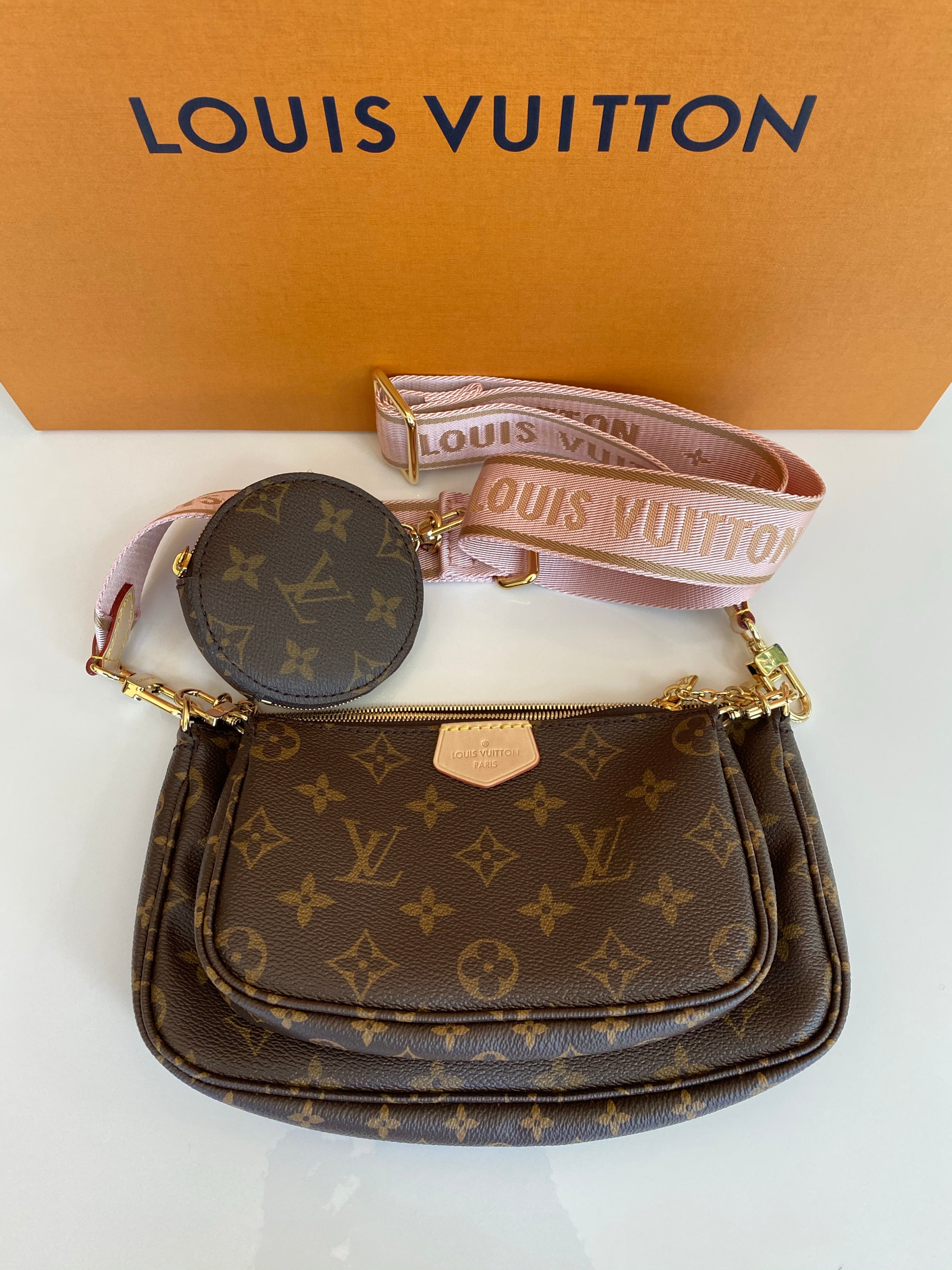 Louis vuitton cross body pink strap new arrivals